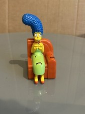 2008 die Simpsons Burger King kinder Figur March auf der Coach bewegende Haare