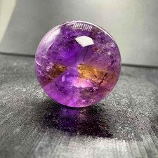 139g Natural Amethyst Quartz Sphere Energy Cystal Ball Reiki Healing Decor