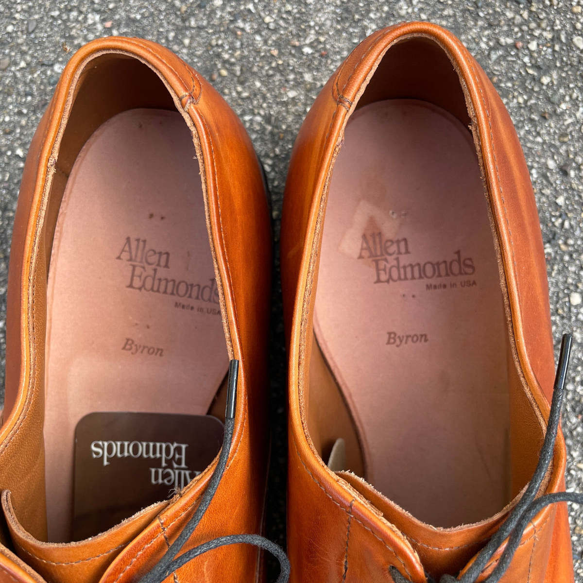 Allen Edmonds Byron Shoes Men's Size 11.5 in Bourbon New In Allen Edmonds Byron Shoes Men's Size 11.5 in Bourbon New In