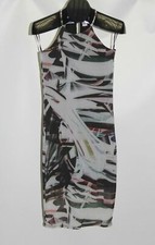 New Bar III Women's Size Small Black Combo Printed Bodycon Dress