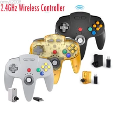 Wireless N64 Controller for Nintendo 64 Console PC Windows Switch w/ Rumble Pak