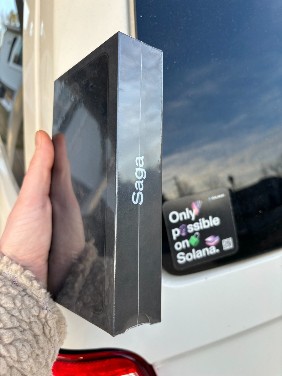 FACTORY SEALED Solana Saga Phone UNCLAIMED AIRDROPS 