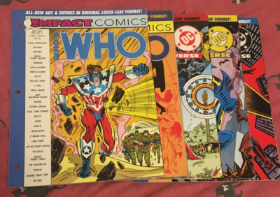 WHO'S WHO IN THE DC UNIVERSE 3 ISSUES + WHO'S WHO IMPACT COMICS 2 ISSUES