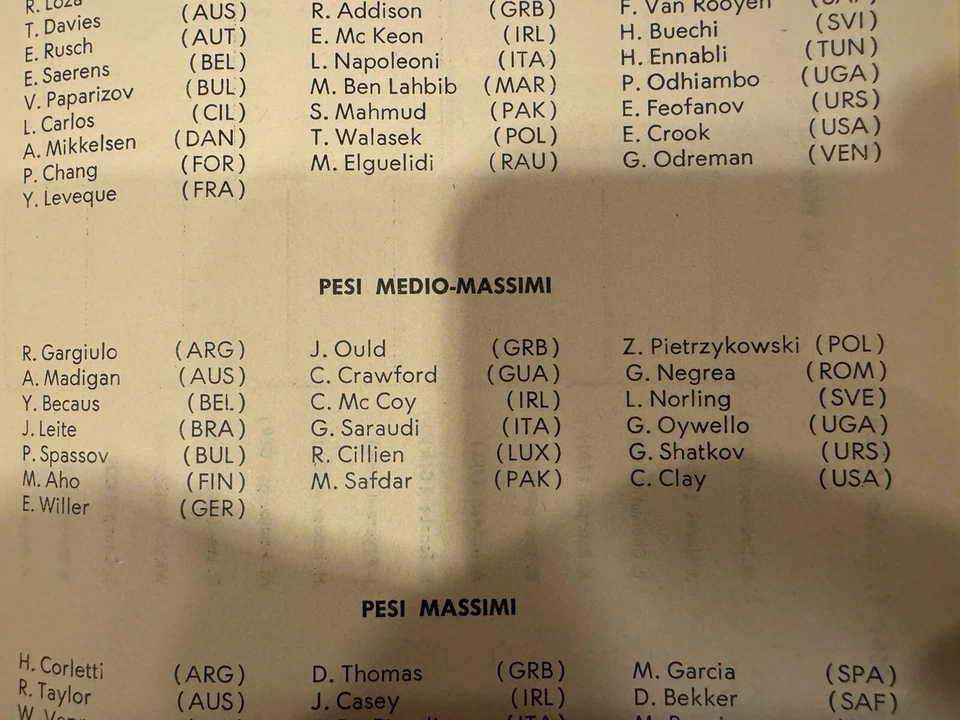 1960 Rome Olympics Boxing Program - Gold Medalist Cassius Clay Muhammad Ali - Image 4 of 4