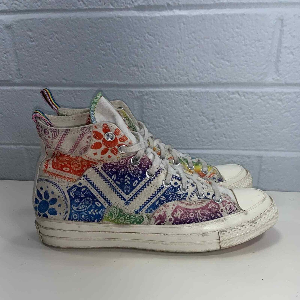 Converse Chuck 70 Multicolor Bandana Family Unity Sneakers Mens Womens 