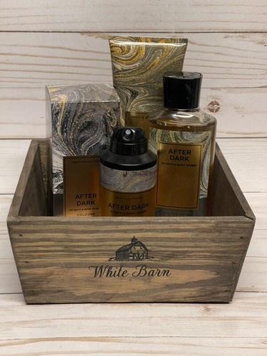 Bath & Body Works 5 Pc Mens After Dark Body Care & Cologne Set in Wood ...