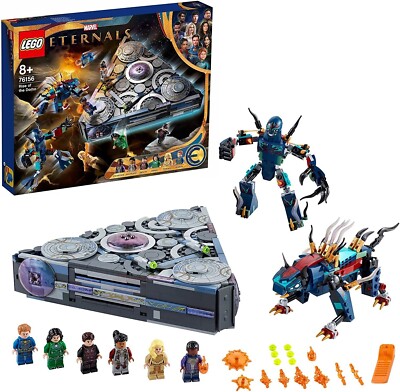 LEGO 76156 Marvel Aufstieg des Domo Weltraums Bauset, Superheld Raumschiff Geschenk