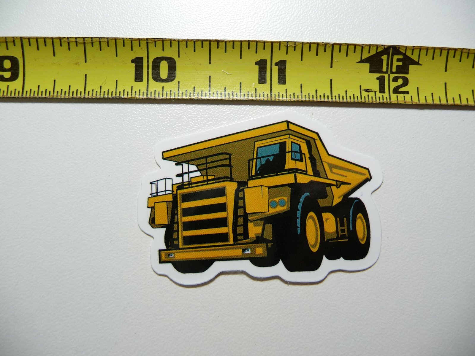 HUGE DUMP TRUCK MINING MINER DECAL STICKER JOB WORK OCCUPATION