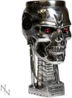 Nemesis Now Terminator Head Goblet 17cm Silver, Resin wStainless Steel Insert, 1