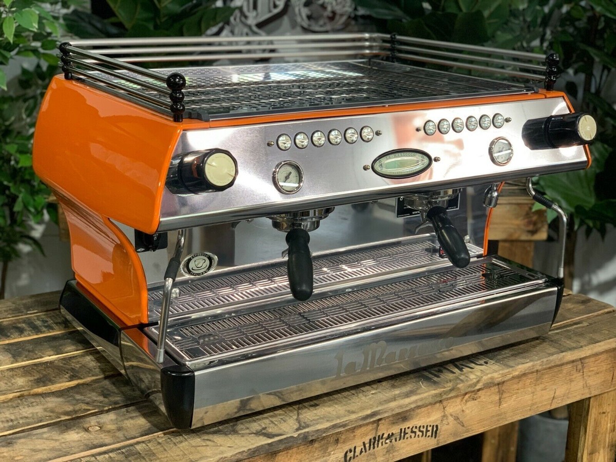 LA MARZOCCO FB80 2 GRUPPO ARANCIONE ESPRESSO MACCHINA CAFFÈ