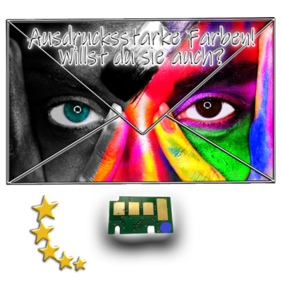 RESET CHIP CYAN für SAMSUNG CLX-6260FN kompatibel zu CLT-C506S