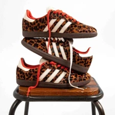 Adidas Samba OG Preloved Red Leopard JI2734 Womens New