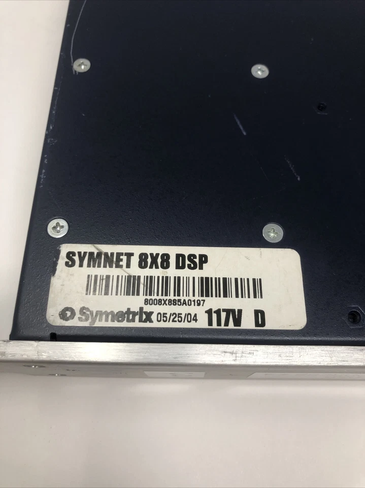 Symetrix SymNet 8x8 DSP High Performance Audio Matrix - Image 2 of 4