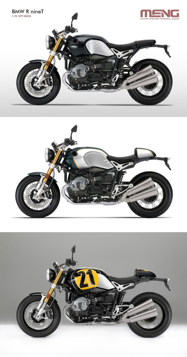 [未組立] 1/9  R nine T MOTORCYCLE SERIES MENG MT-003 1/9 Scale R nineT MOTORCYCLE SERIES Model Kit | eBay