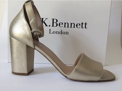 lk bennett gold sandals