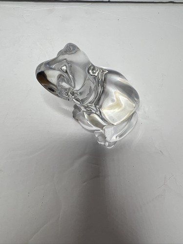 Crystal Frog Paperweight Signed - Picture 4 of 7
