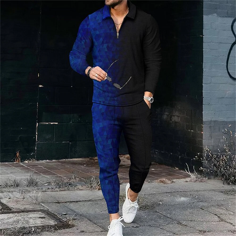 Navy blue sweatsuit mens hot sale