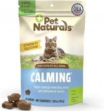 Pet Naturals Calming Chews for Cats, Anxiety Relief with Gentle Ingredients for