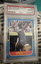 1987 Donruss Highlights - Kirby Puckett #30 PSA 10