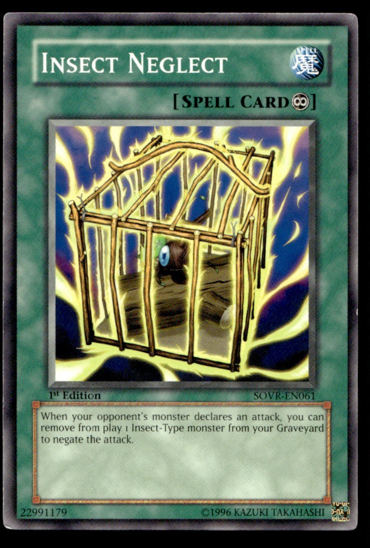 Insect Neglect SOVR SOVR-EN061 MP YuGiOh | Buy 1 Get 2 Free 