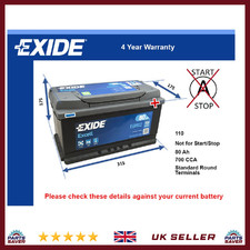 Battery fits BMW ALPINA B3 B5 ROADSTER B10 3.3 3.4 4.4 4.6 4.8 96 to 10 110 New