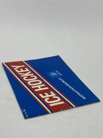 Ice Hockey (NES) Original Instruction Manual &ndash; Nintendo &ndash; NES-HY-USA