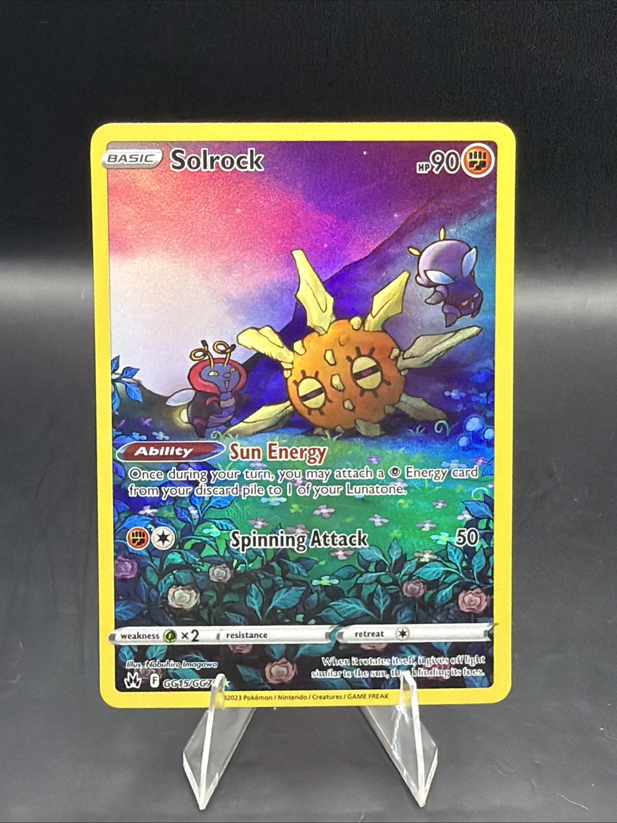 Solrock GG15/GG70 SWSH: Crown Zenith: Galarian Gallery Holo