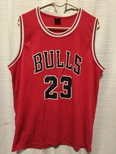 Michael Jordan 23 Red Bulls Jersey Men's Large Sport Brand