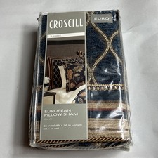 Croscill Julian Euro European Sham 26x26 NEW