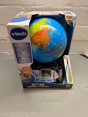 VTech Interaktiver Videoglobus   Lern-Globus mit Bildschirm-Spanische Sprache