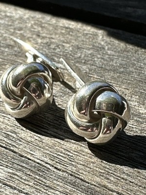 Bernard Hertz  Sterling Silver Cufflinks Denmark Danish Vintage 2443