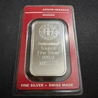 Argor Heraeus 1oz Silver 999 Bullion Bar