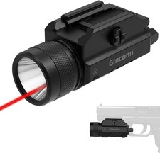 Gmconn 1250 Lumen Tactical Flashlight Red 1250 Lumens, Laser Light Combo