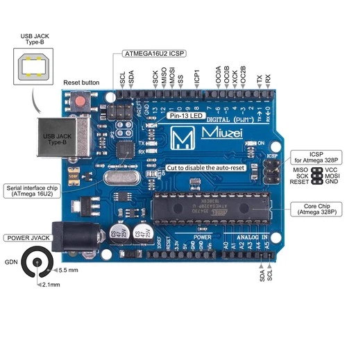 Miuzei UNO R3 Kit - Thumbnail 2