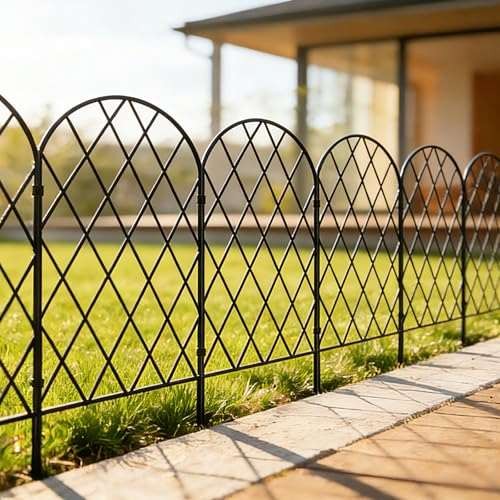 Thealyn Decorative Garden Fence 61cm H x 33cm W (25  Assorted sizes