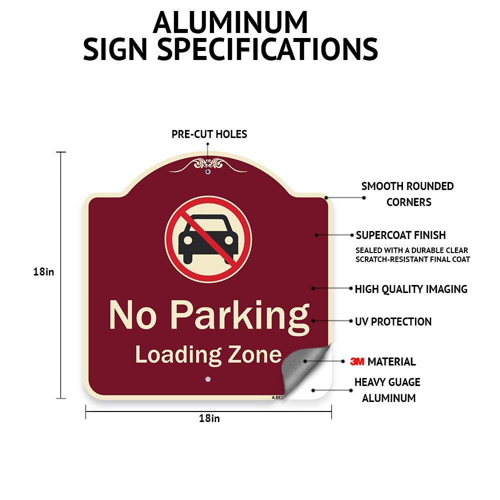 Designer Private Driveway Outlet Solicitors Trespassing Sign 18x18 USA