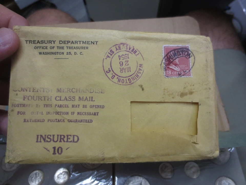 Complete 1953 United States Mint State w/ Folders & Original Mailing Envelope - Image 2 of 4