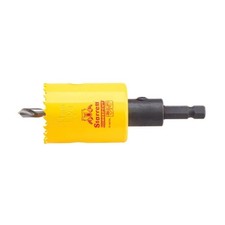 Starrett Bi-Metal Deep Cut Hole Saw Arbor And Abrasion Resistant Hss - For