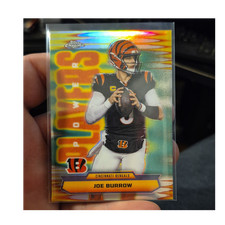 Topps 2025 Chrome Joe Burrow Power Players Refractor PP-5 Cincinnati Bengals NFL