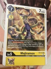 Majiramon EX3-032 C Draconic Roar Digimon TCG NM