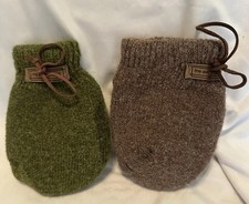 Two Blue Heron Avocado Socks Perfectly Ripen Natural Wool Brown Green