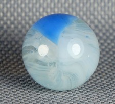 Vintage Marble: NM 5/8 Vitro Agate Blue Phantom Conqueror -One Killer Old Mib
