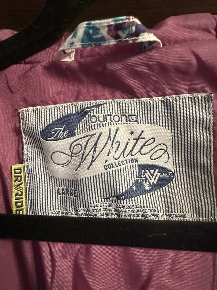 Burton Dryride Youth Size Large Ski Jacket The White Collection - Image 2 of 4