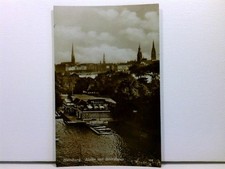 AK Hamburg, Alster mit Bootshaus; 1928