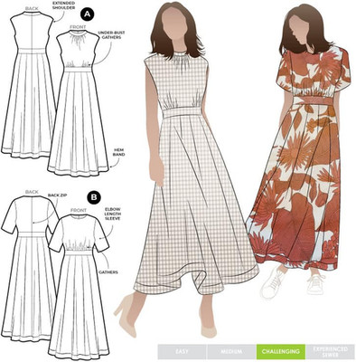 Style Arc Sewing Pattern - Trinnie Woven Dress (Sizes 04-16)