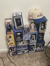 Dodgers Shohei Ohtani MVP Bobblehead, Mookie Bets And Ohtani Hat New