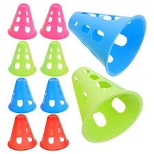20 Pcs Fu&szlig;balltrainingsger&auml;te H&uuml;tchen Mini-&Uuml;bungsh&uuml;tchen Kegel &Uuml;ben