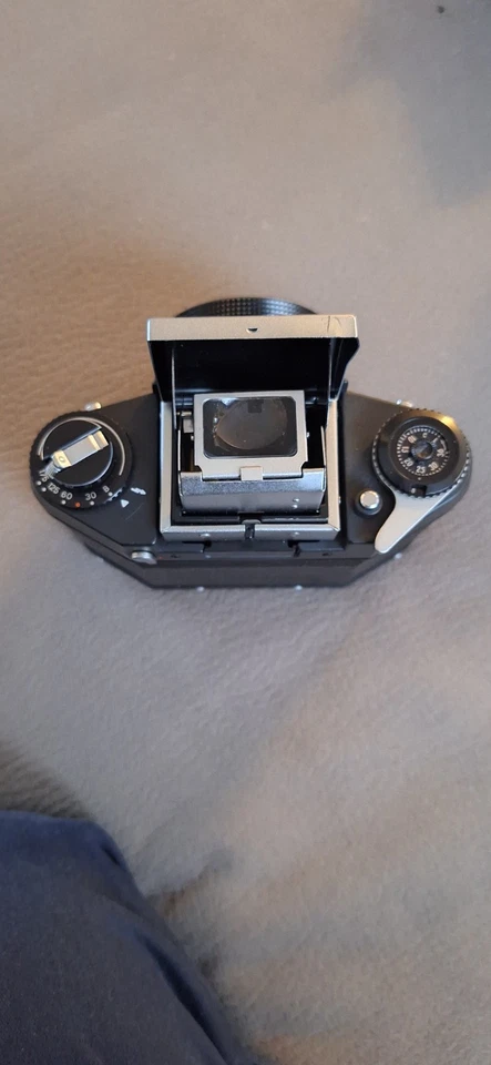 Exa 1c schwarz Carl Zeiss Jena DDR 2,8/50 Spiegelreflexkamera - Bild 4 von 4