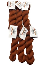 Cascade Yarns 220 Superwash  Sport Yarn Color #858 Rust Lot of 6  NEW