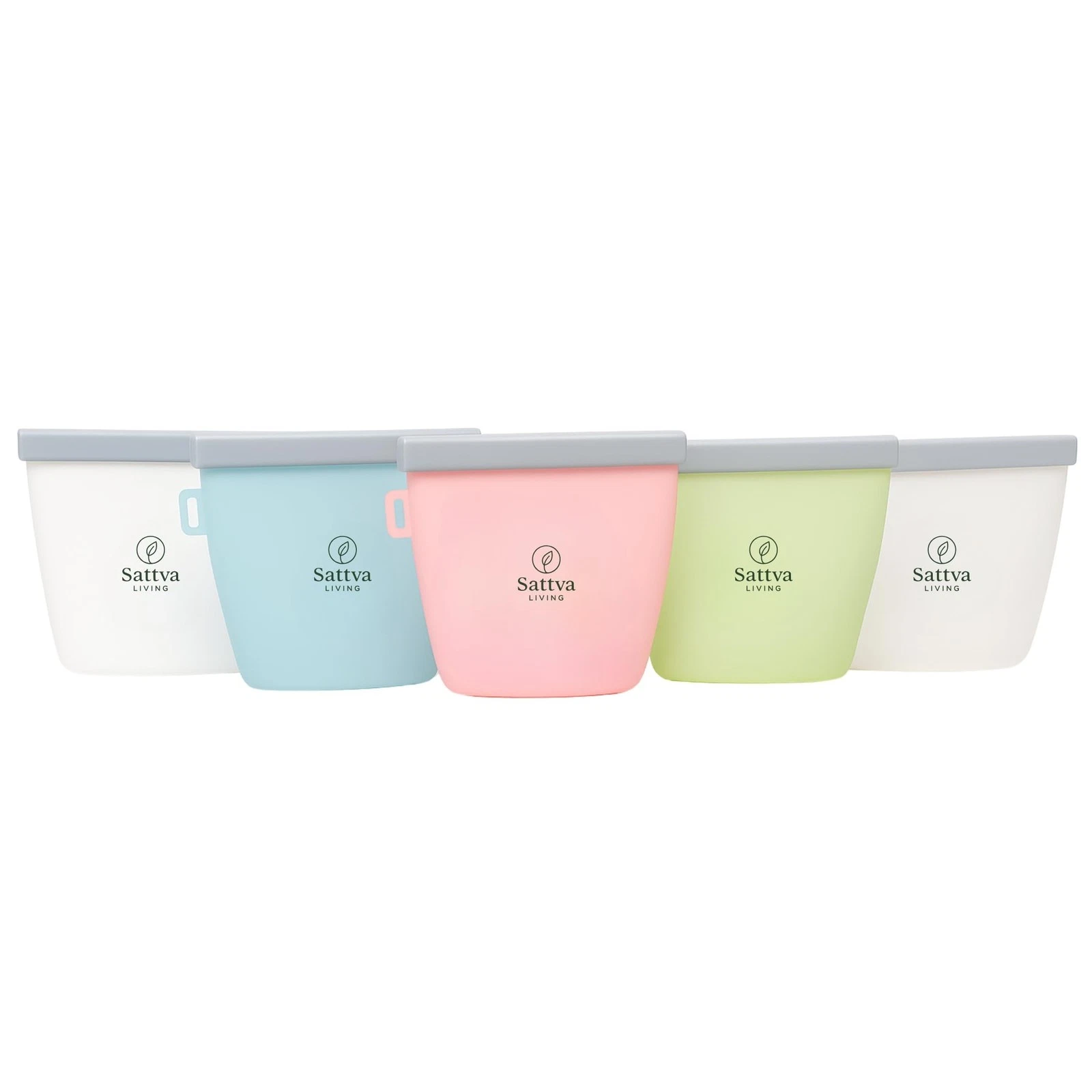 Silicone Food Storage Bags – 5 Pack (1000ml) | Reusable, BPA-Free, Leakproof ...